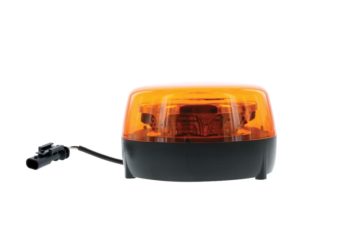 Girofaro ATLAS LED fissaggio a 3 punti, rotante, ambra, VOLVO